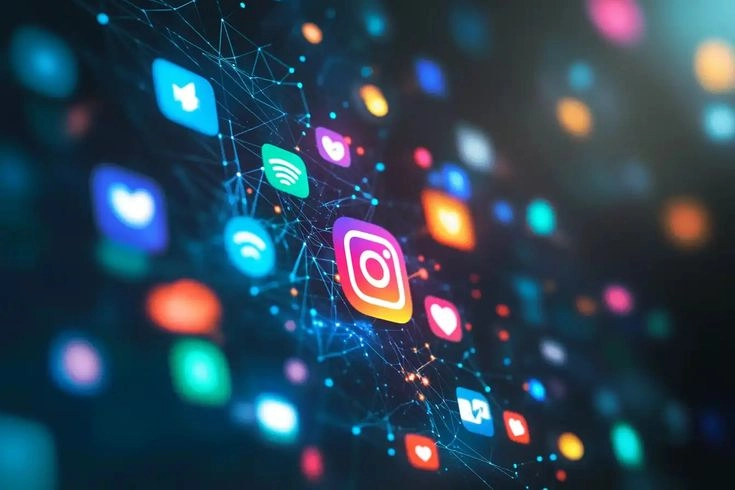image of social media in digital marketing