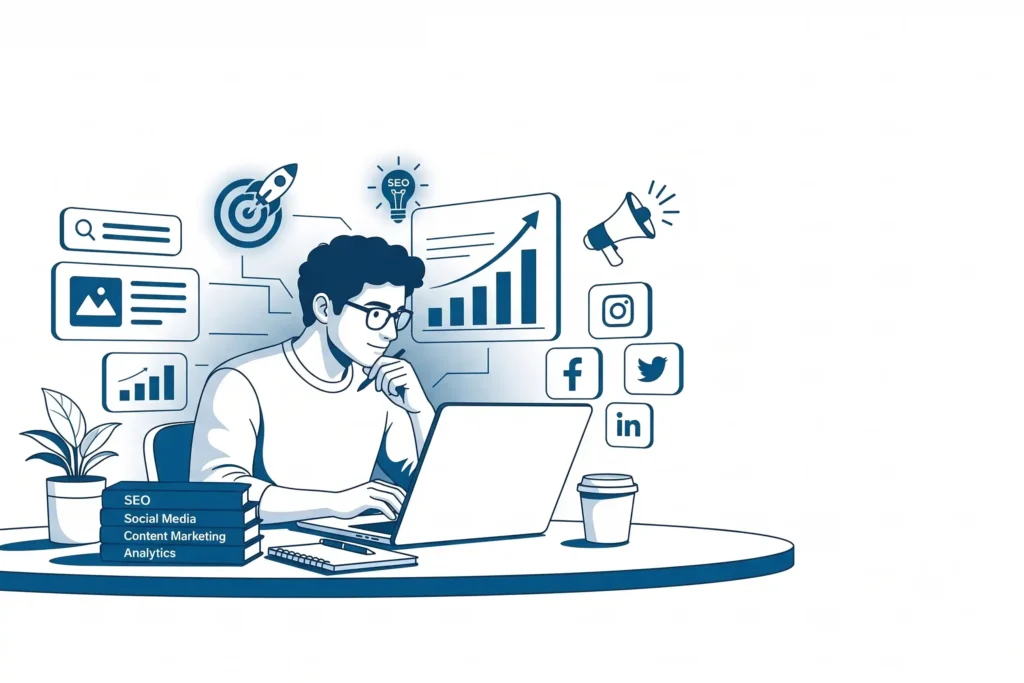 image of freelance digital marketer
